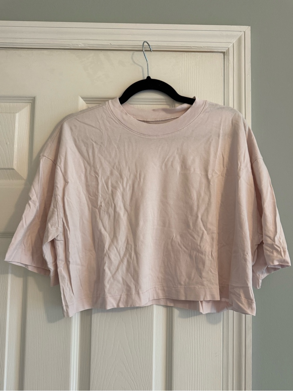 Abercrombie & Fitch Cropped Pink Women's Tee